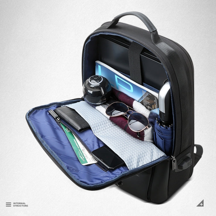 Bopai 61-07311 Large Capacity Anti-theft Waterproof Backpack Laptop Tablet Bag for 15.6 inch and Below, External  USB Charging Port