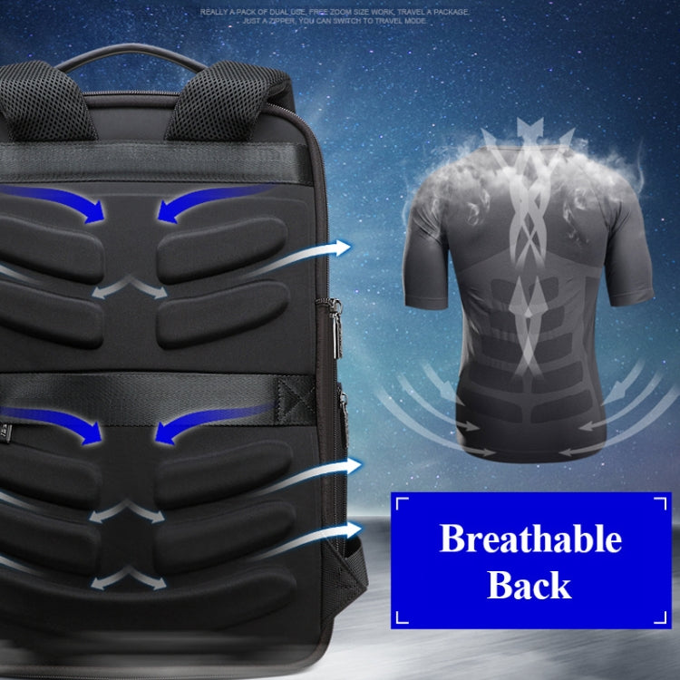 Bopai 61-07311 Large Capacity Anti-theft Waterproof Backpack Laptop Tablet Bag for 15.6 inch and Below, External  USB Charging Port