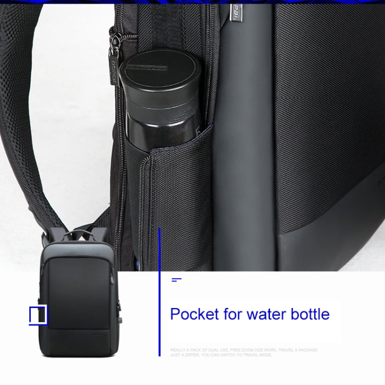 Bopai 61-07311 Large Capacity Anti-theft Waterproof Backpack Laptop Tablet Bag for 15.6 inch and Below, External  USB Charging Port