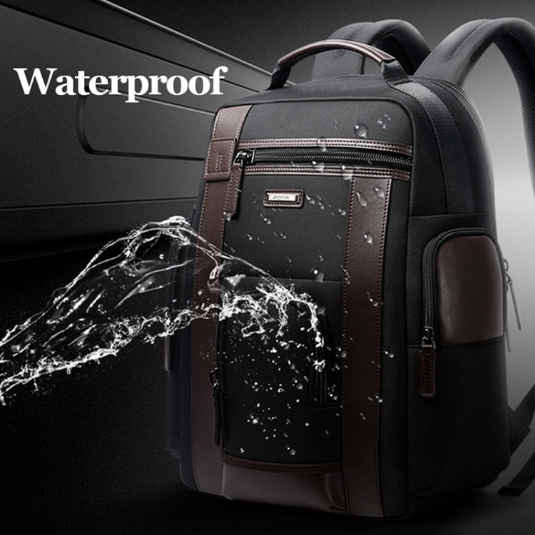 Bopai 851-008821 Outdoor Breathable Waterproof Anti-theft Large Capacity Double Shoulder Bag,with USB Charging Port, Size: 36x17x41.5cm