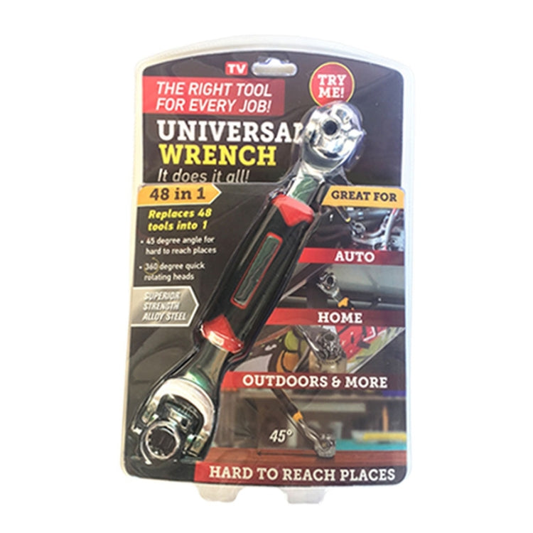 Multifunctional 48 in 1 Socket Wrench Hardware Tool, Random Color Delivery