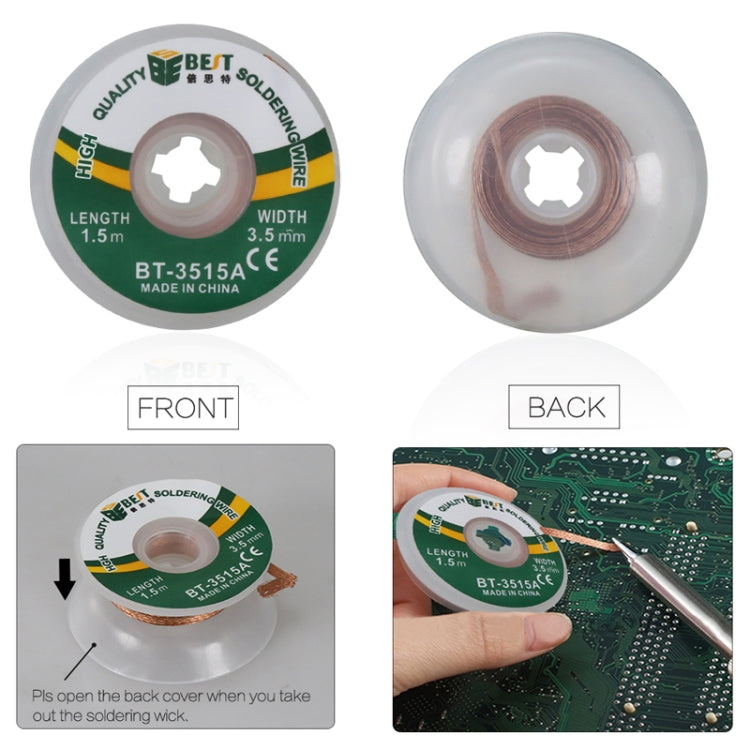BEST-3515A  3.5mm Desoldering Braid Solder Wire
