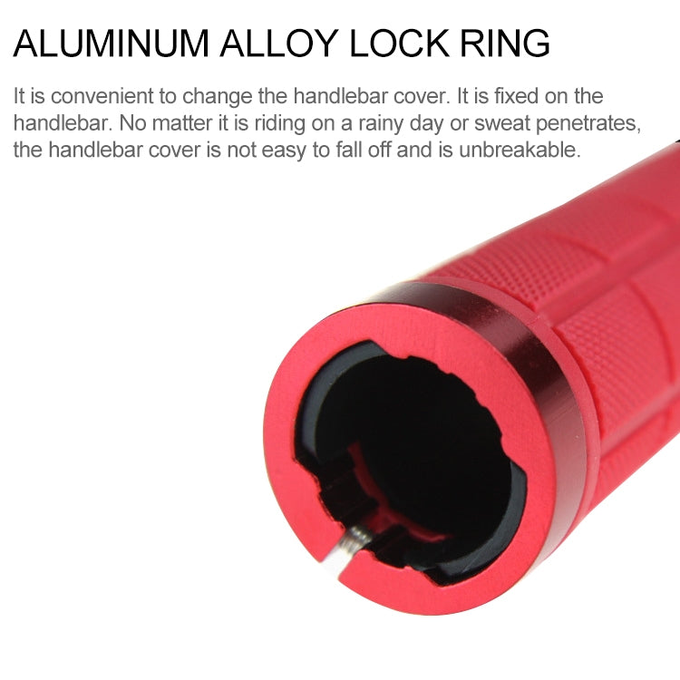 BaseCamp BC-607 1 Pair Bicycle MTB Bike Lock-on Rubber Handlebar Grips