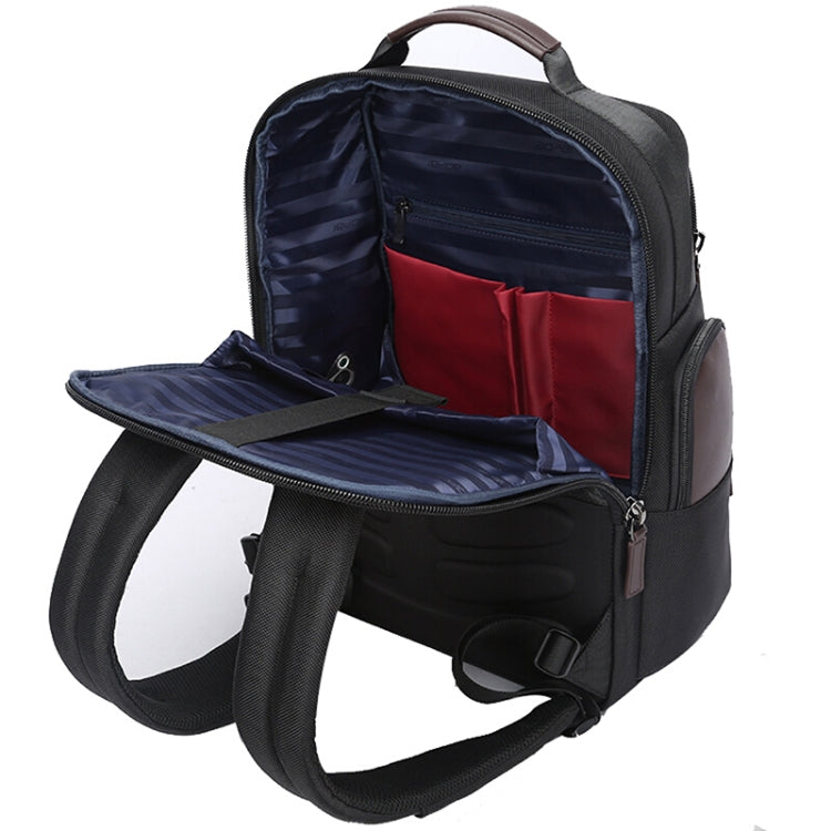 Bopai 751-007301 Business Anti-theft Waterproof Large Capacity Double Shoulder Bag,with USB Charging Port, Size: 28x19x42cm