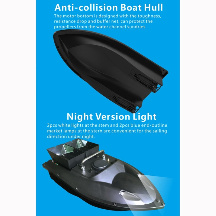 D13C Multi-function Double Warehouse Remote Control Nesting Ship Fishing Bait Boat