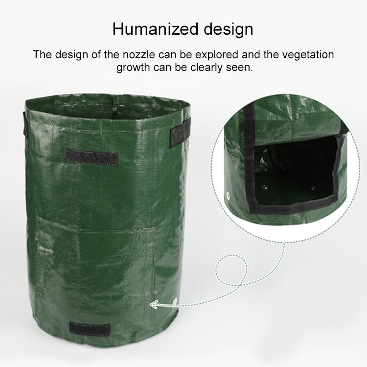 7 Gallons Potato Planting PE Bags Vegetable Planting Grow Bags Farm Garden Supplies, Size: 30cm x 35cm