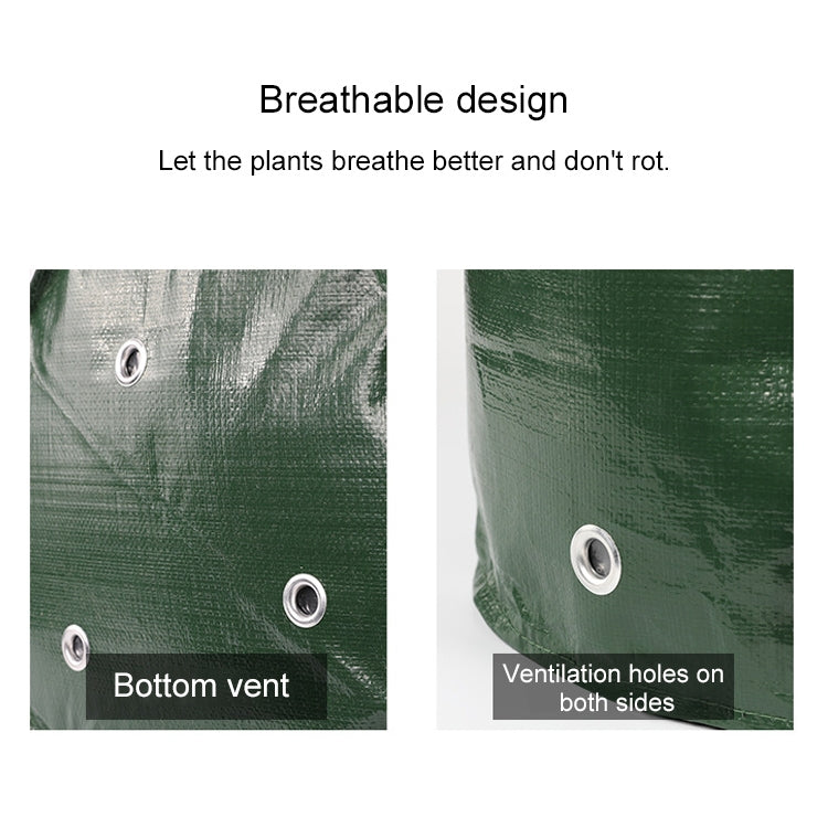 7 Gallons Potato Planting PE Bags Vegetable Planting Grow Bags Farm Garden Supplies, Size: 30cm x 35cm