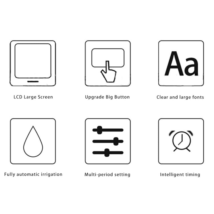 Universal LCD Screen Sprinkler Controller Outdoor Garden Solenoid Valve Timer Automatic Watering Device Irrigation Tool
