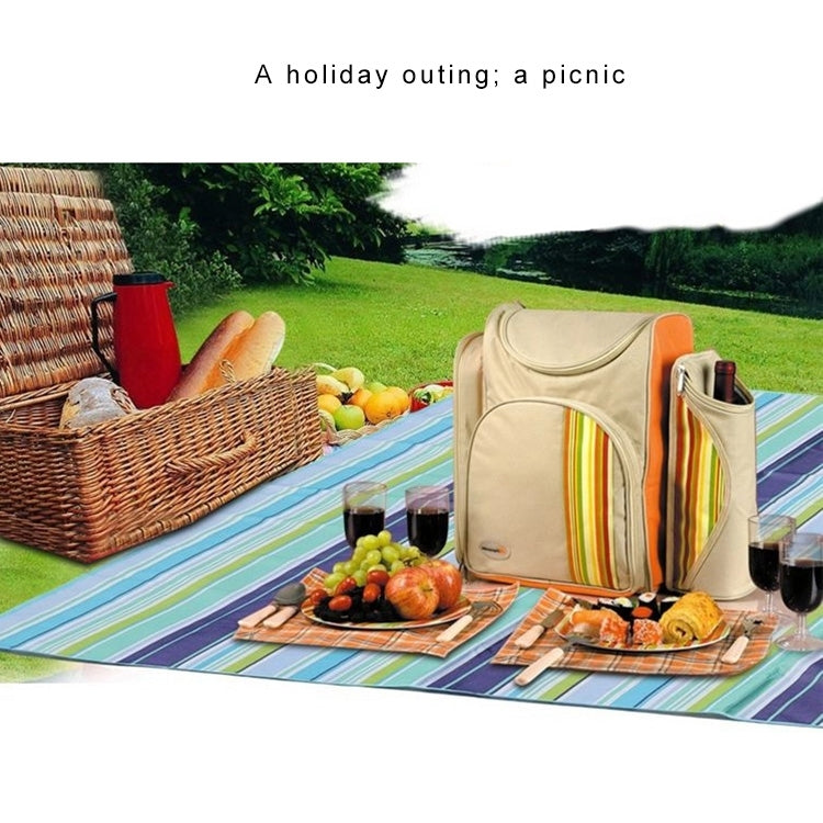 600D Waterproof Oxford Foldable Cloth Outdoor Beach Camping Mat Picnic Blanket, Size: 150*150cm, Random Color Delivery