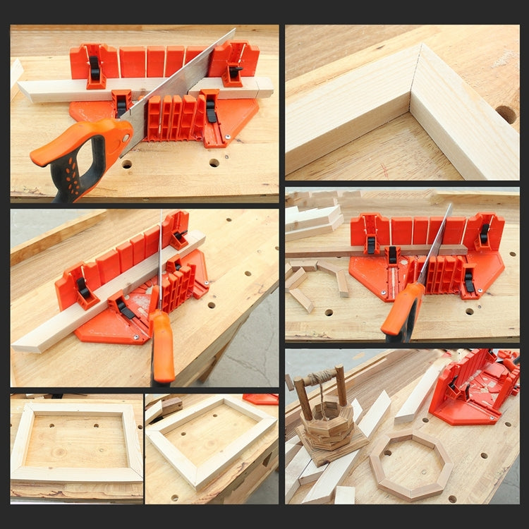 14 Inch Thicken Miter Saw Cabinets Multi-function Woodworking Hand Tools Home DIY Wood Working Hand Saws Clamped Box