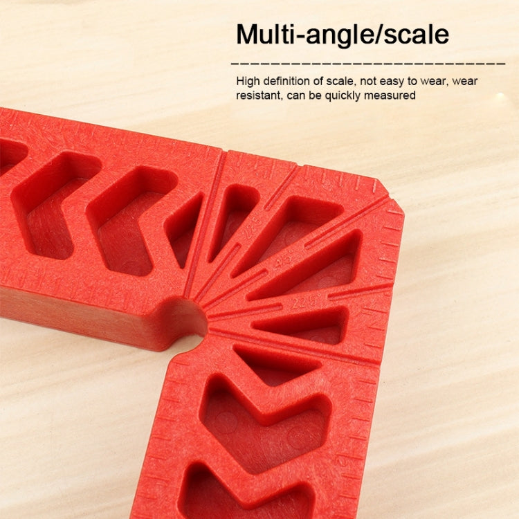 3 Inch Plastic 90 Degree Woodworking Auxiliary Positioner Square Ruler Fixing Tool