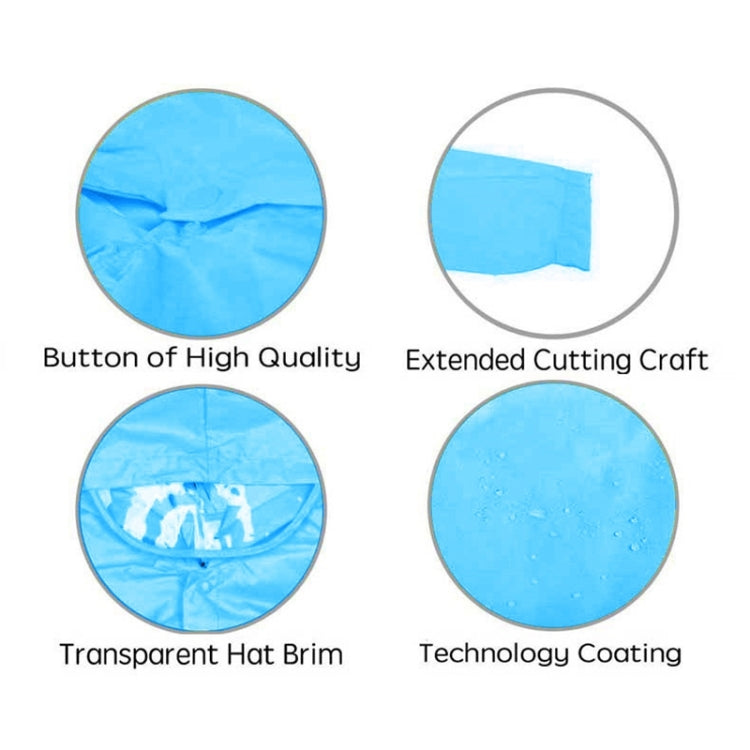 Cartoon Dinosaur Children Fashion Raincoat Size: XL