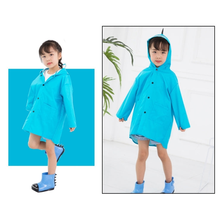 Cartoon Dinosaur Children Fashion Raincoat Size: XXL