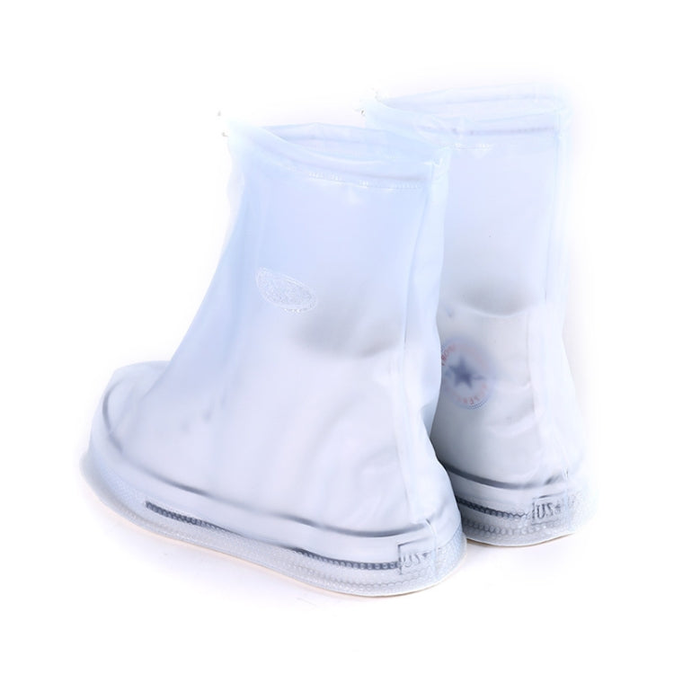 Fashion PVC Non-slip Waterproof Thick-soled Shoe Cover Size: XXXL