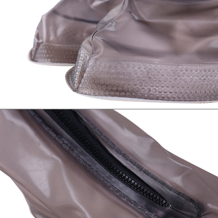 Fashion PVC Non-slip Waterproof Thick-soled Shoe Cover Size: XXXL