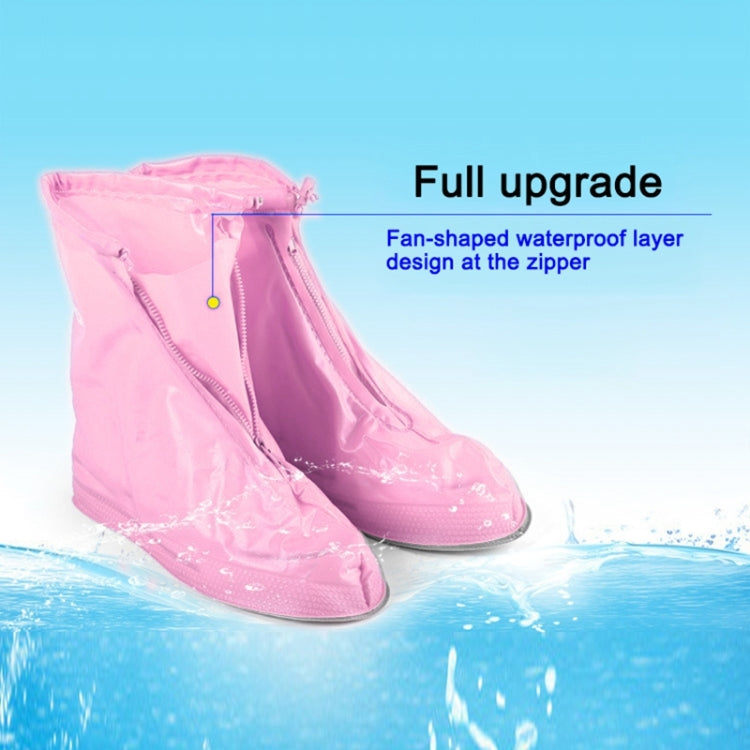 Fashion Children PVC Non-slip Waterproof Thick-soled Shoe Cover Size: XL