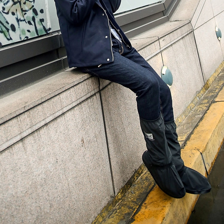 Outdoor High Tube Rainproof Snowproof Thickened Rain Shoes Size: S