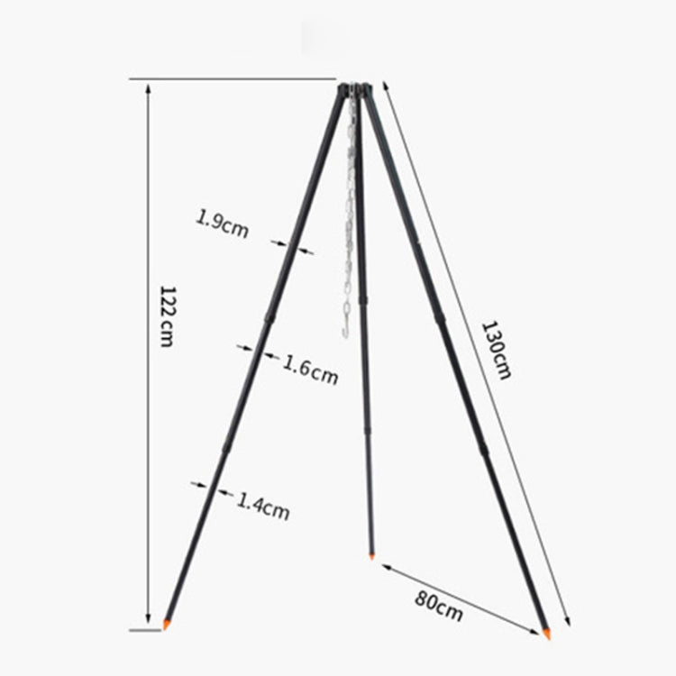AOTU AT6425 Outdoor Camping Aluminum Alloy Picnic Tripod