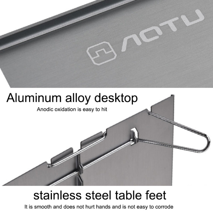 AOTU AT6759 Outdoor Ultra-light Portable Folding Small Table