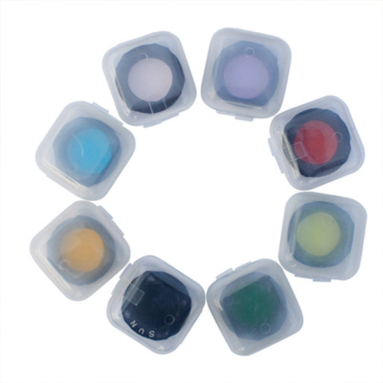 Datyson Astronomical Telescope Accessories 1.25 inch Planet Moon Nebula Filter Neutral Edition, A Set of 8 Colors