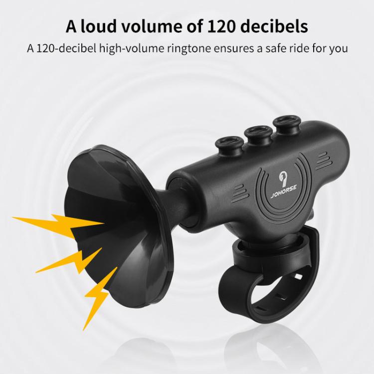 Electronic Cycling Bell Handlebar Horns Rechargeable Electric Bell Waterproof Adjustable Siren