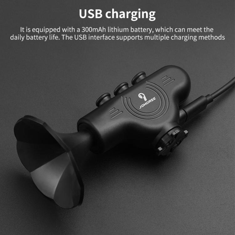 Electronic Cycling Bell Handlebar Horns Rechargeable Electric Bell Waterproof Adjustable Siren