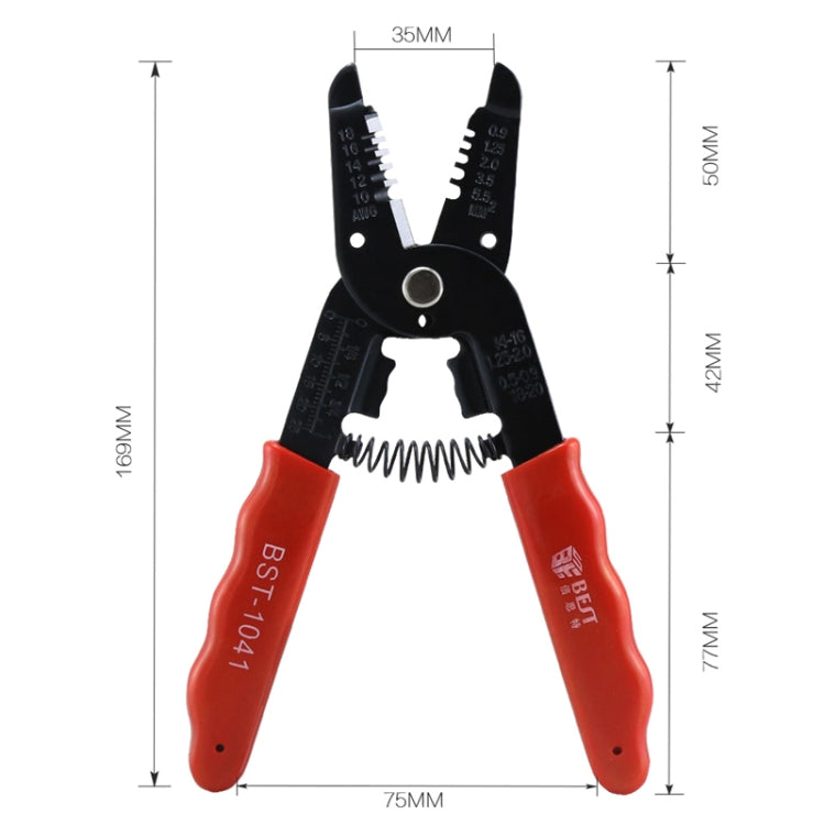 BEST-1041 0.9 ~ 5.5mm Wire Stripping Pliers