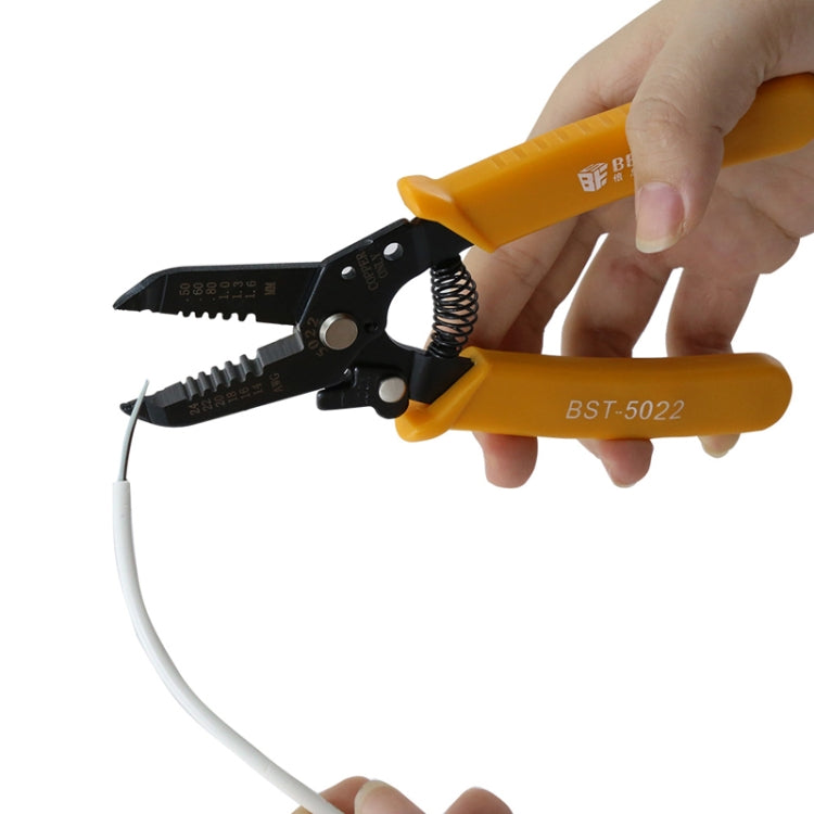 BEST-5022 0.5 ~ 1.6mm Portable Crimper Cable Stripping Wire Stripping Pliers