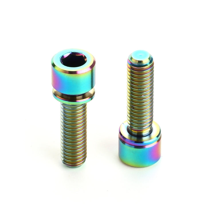 6 PCS Bicycle Accessories Titanium Bottle Cage Screw M5 18mm
