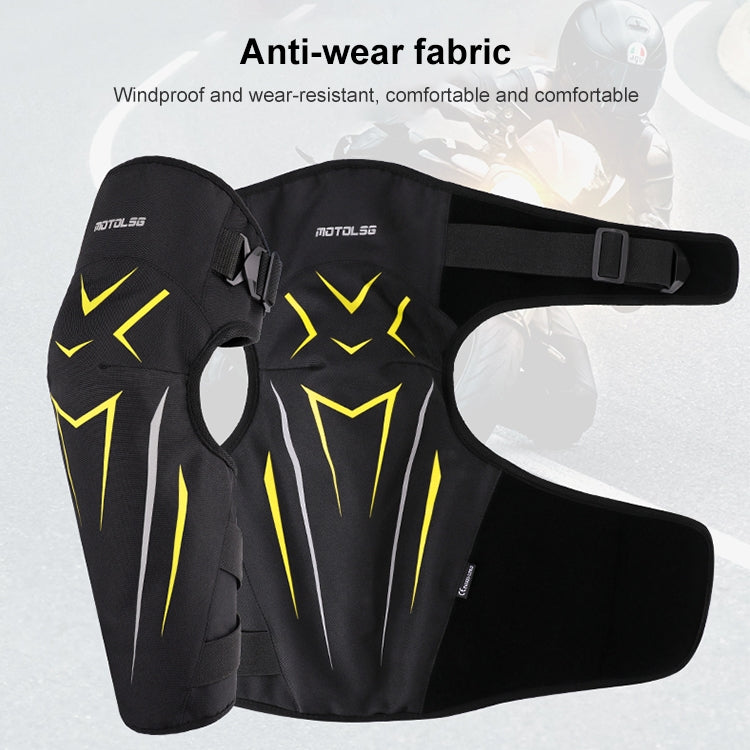 MOTOLSG 2 in 1 Knee Pads Motorcycle Bicycle Riding Warm Fleece Soft Protective Gear with CE Protector