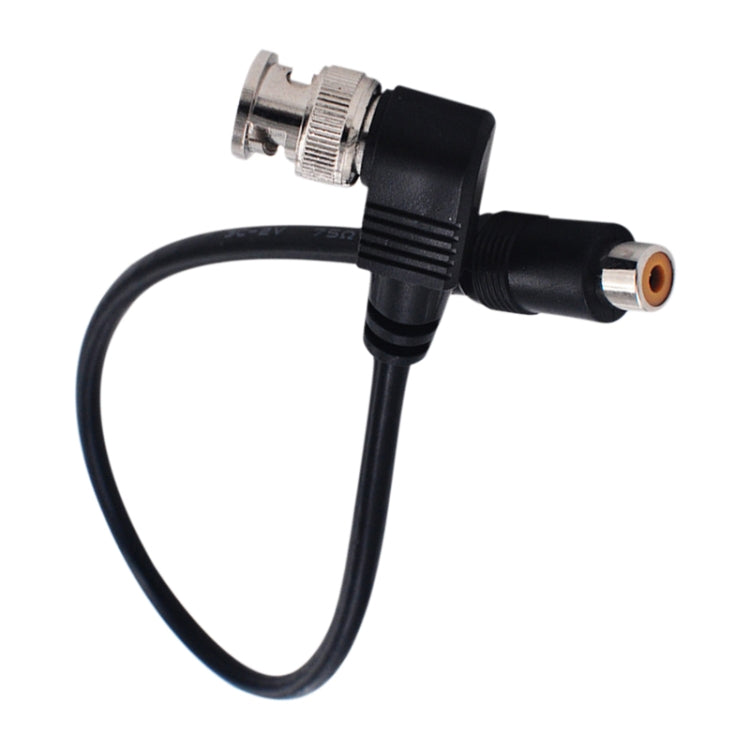 BNC Male To RCA Female Connection Cable Copper HD Video Coaxial Cable Monitoring Cable, Length: 0.35m