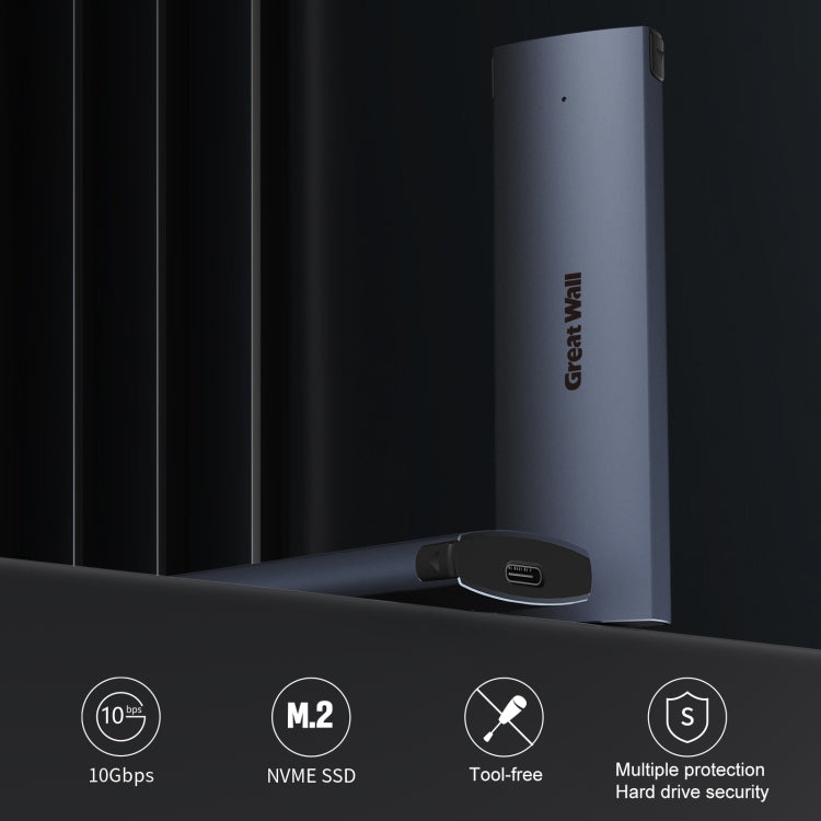 Great Wall HE301 M.2 NVME Hard Drive Docking Station Enclosure Adapter