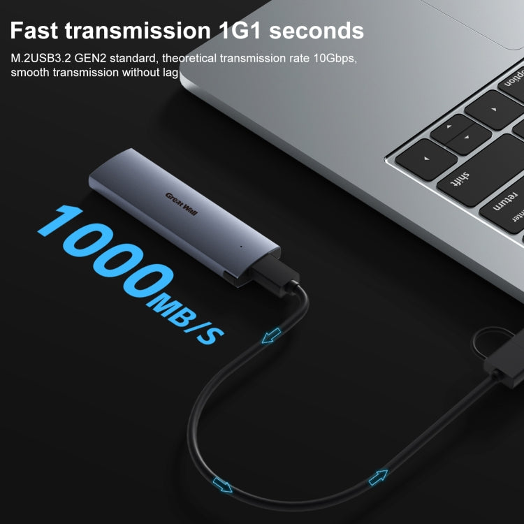 Great Wall HE301 M.2 NVME Hard Drive Docking Station Enclosure Adapter