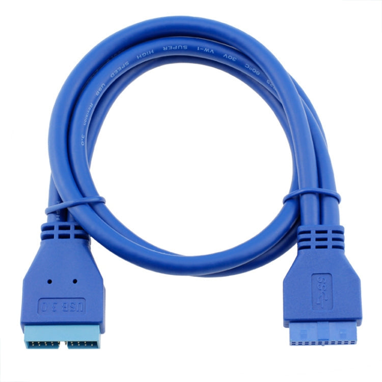 5Gbps USB 3.0 20 Pin Female to Male Extension Cable Mainboard Extender, Cable Length: 50cm