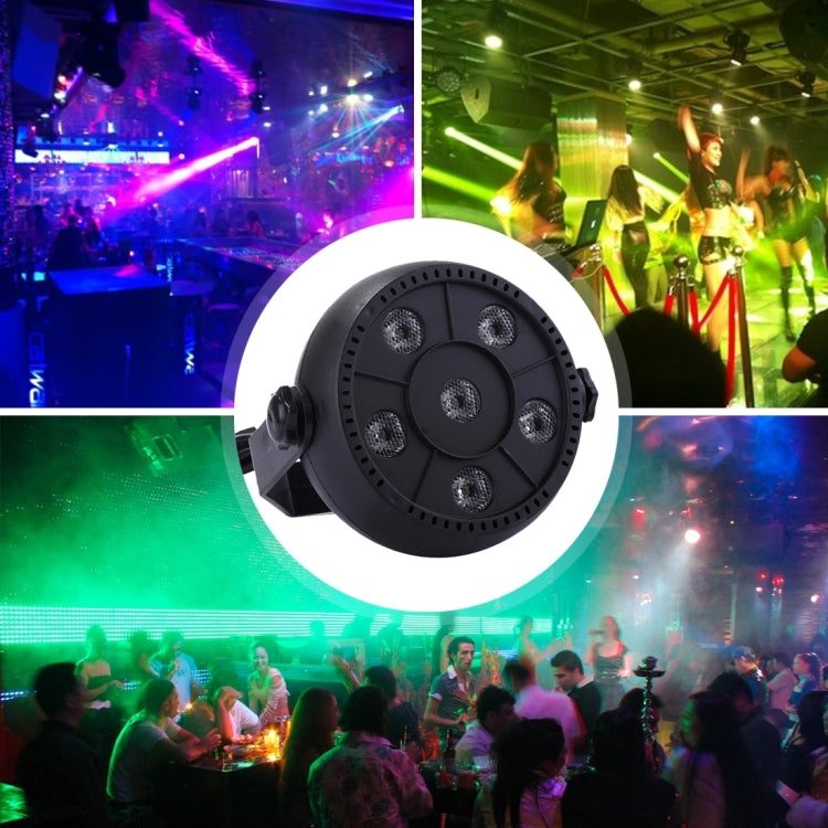 6 LEDs Auto Run / Sound Control LED Stage Light, AC 85-260V, US/EU Plug