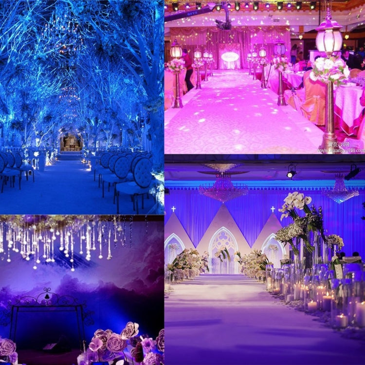 6 LEDs Auto Run / Sound Control LED Stage Light, AC 85-260V, US/EU Plug