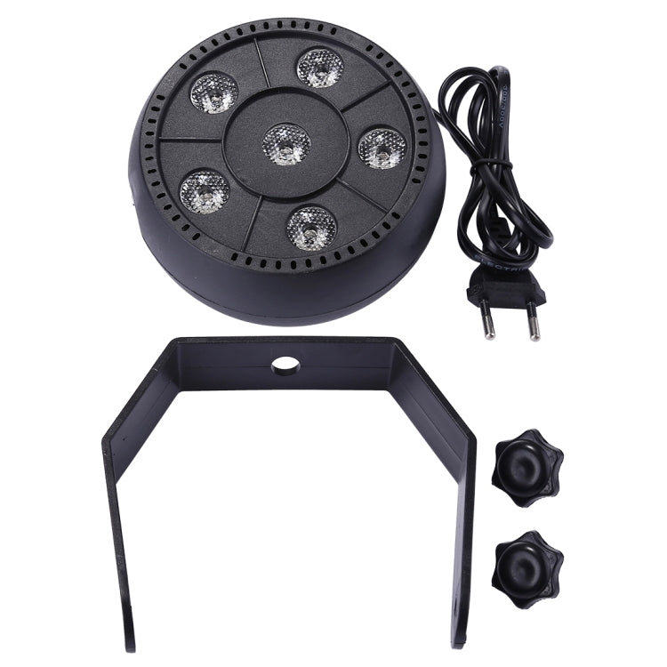 6 LEDs Auto Run / Sound Control LED Stage Light, AC 85-260V, US/EU Plug