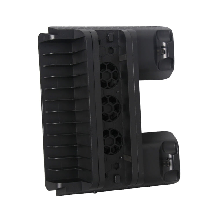 DOBE TP4-882 3 in 1 Game Console Cooling Fan + Game Storage Slots + Game Controller Charging Dock for Sony PS4 / PS4 Pro / PS4 Slim