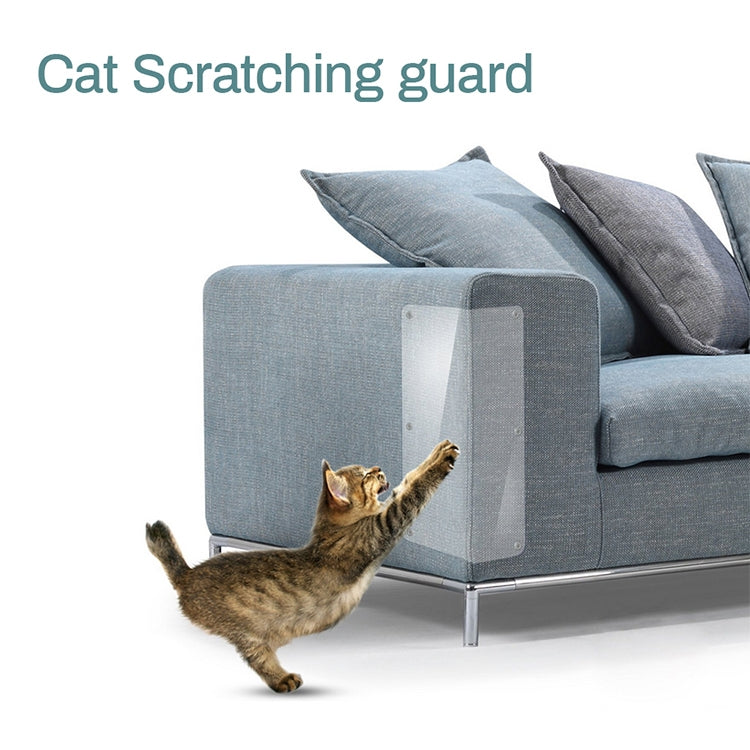 2pcs/pack Cat Scratch Protection PVC Sofa Anti-scratch Stickers , Size: 30x45cm