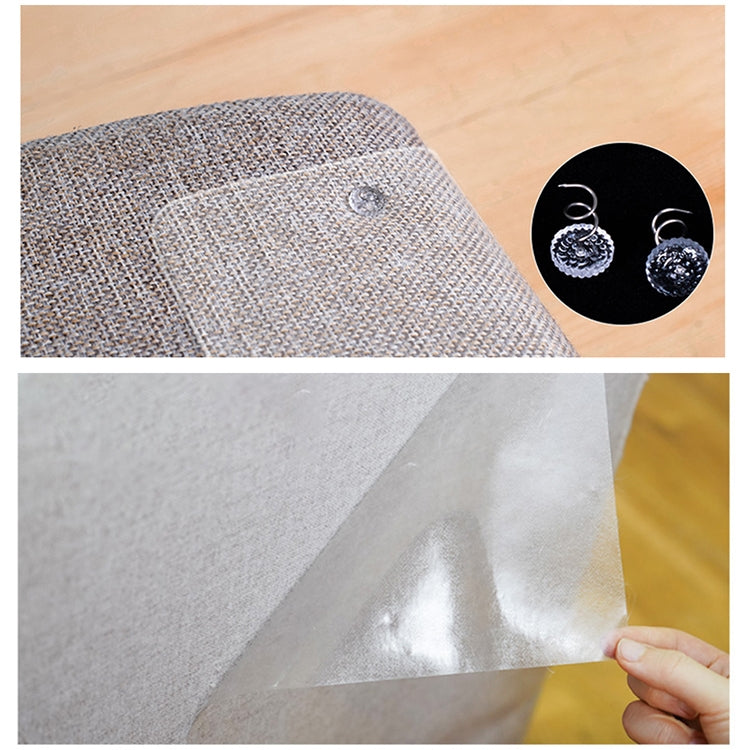 2pcs/pack Cat Scratch Protection PVC Sofa Anti-scratch Stickers , Size: 15x47cm