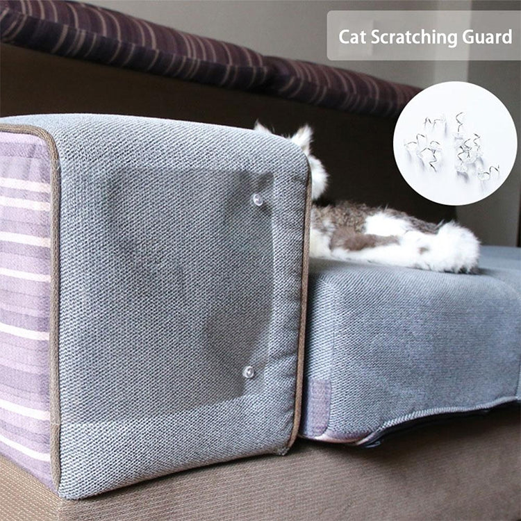 2pcs/pack Cat Scratch Protection PVC Sofa Anti-scratch Stickers , Size: 15x47cm