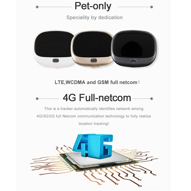 RF-V43 B Style IP67 Waterproof GPS + LBS + WiFi Pet Locator Pet Collar Tracking Device For North America/South America