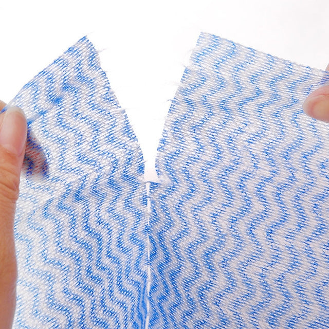 50 Sheets Non-Woven Disposable Washing Towels Dishcloth