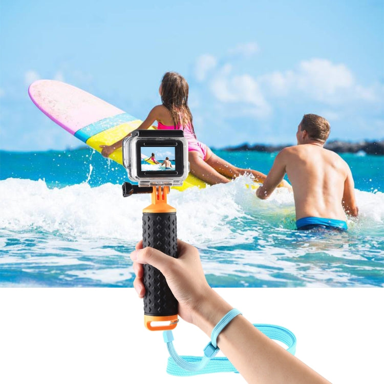 PULUZ Floating Handle Hand Grip Buoyancy Rods with Strap for GoPro HERO10 Black / HERO9 Black / HERO8 Black / HERO7 /6 /5 /5 Session /4 Session /4 /3+ /3 /2 /1, Xiaoyi and Other Action Cameras