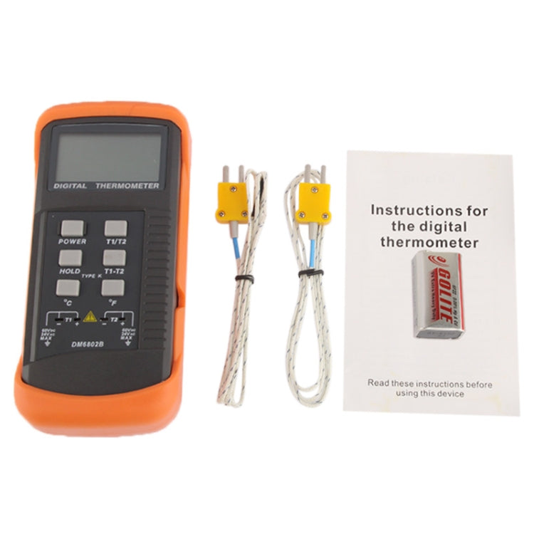 Digital Thermometer with Two K-Type Sensors