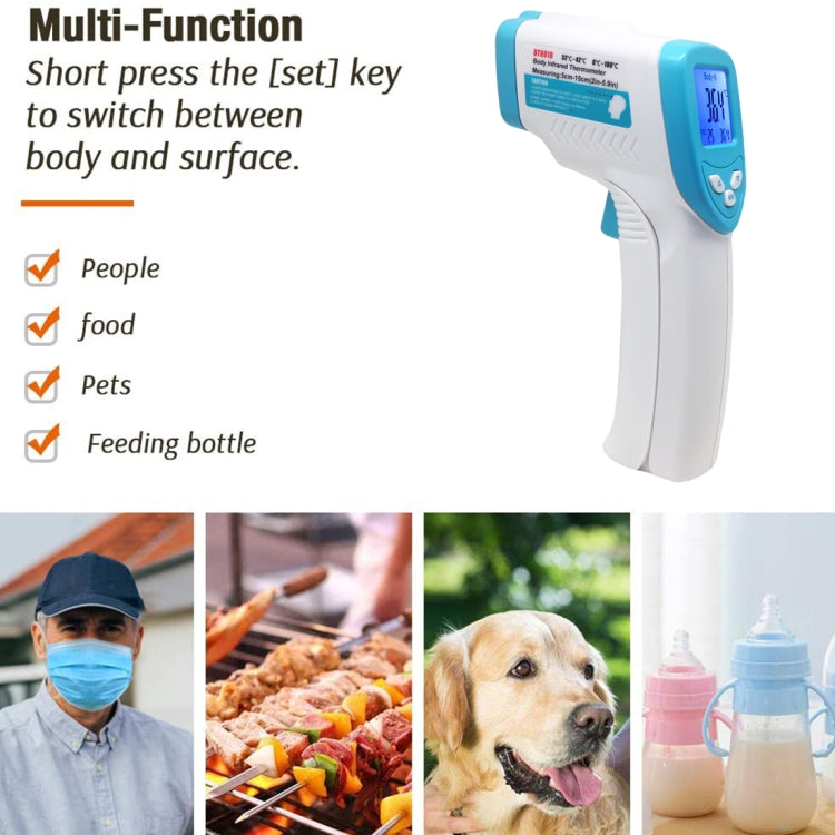 DT8018 Non-contact Forehead Body Infrared Thermometer, Temperature Range: 32.0 Degree C - 42.5 Degree C