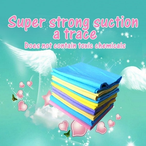 KANEED Super Absorption Clean Cham PVA Synthetic Chamois Car Wash Towel, Random Color Delivery