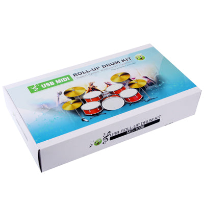 MD-1008 USB 2.0 MIDI Soft Roll-up Drum Kit, Size: 46 x 31cm