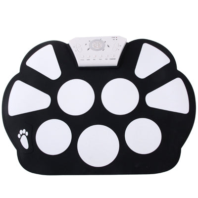 W758 USB 2.0 MIDI Soft Roll-up Drum Kit, Size: 38.2 x 27.6cm