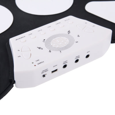 W758 USB 2.0 MIDI Soft Roll-up Drum Kit, Size: 38.2 x 27.6cm